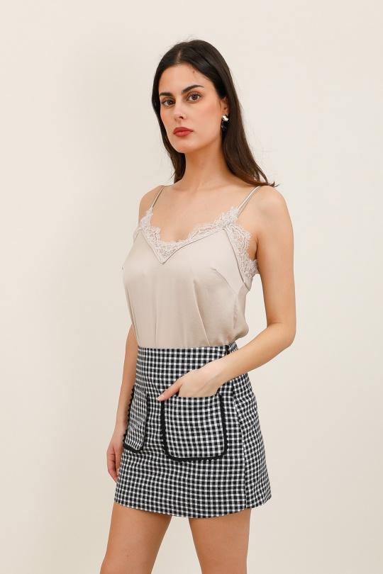 Jupes Femme Noir Daphnea 6070 Efashion Paris