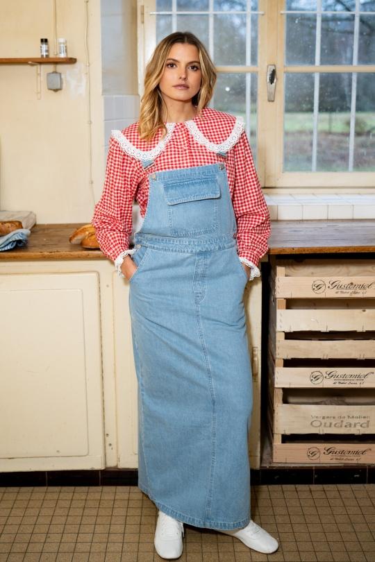 Chemises Femme Rouge Daphnea 6081 Efashion Paris