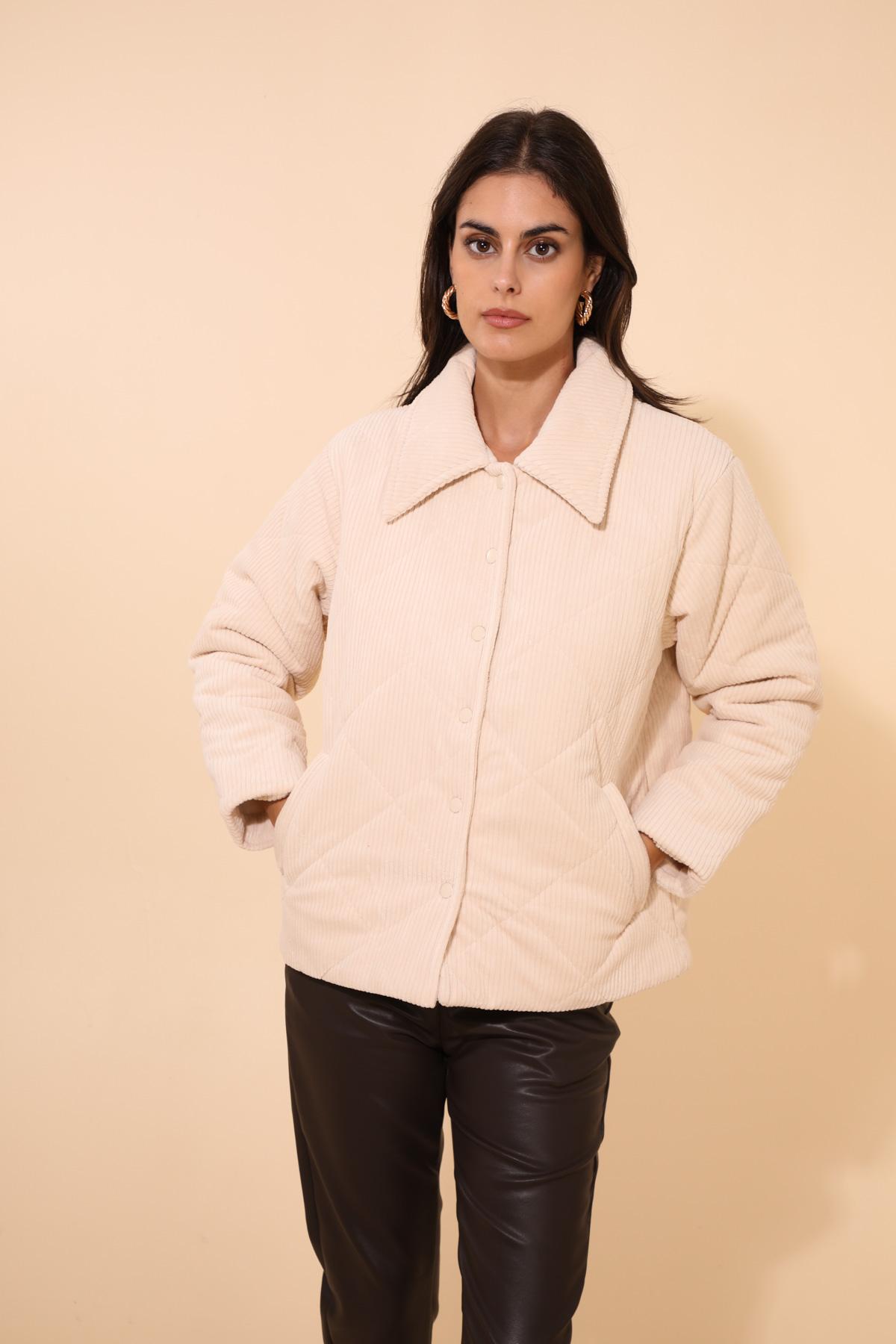 Chaquetas Mujer White Daphnea 5123 #c Efashion Paris