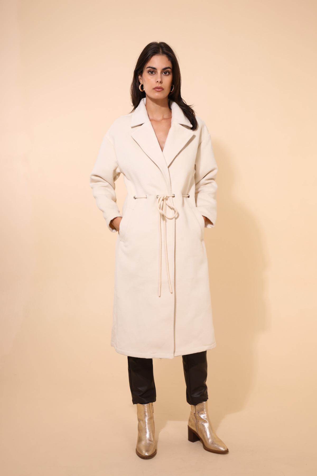 Manteaux Femme Noir Daphnea 5191 #c Efashion Paris