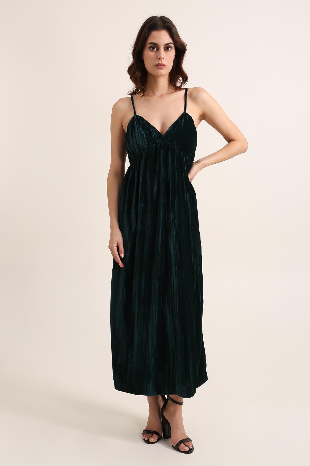 Robes longues Femme Vert Daphnea 5339 #c Efashion Paris