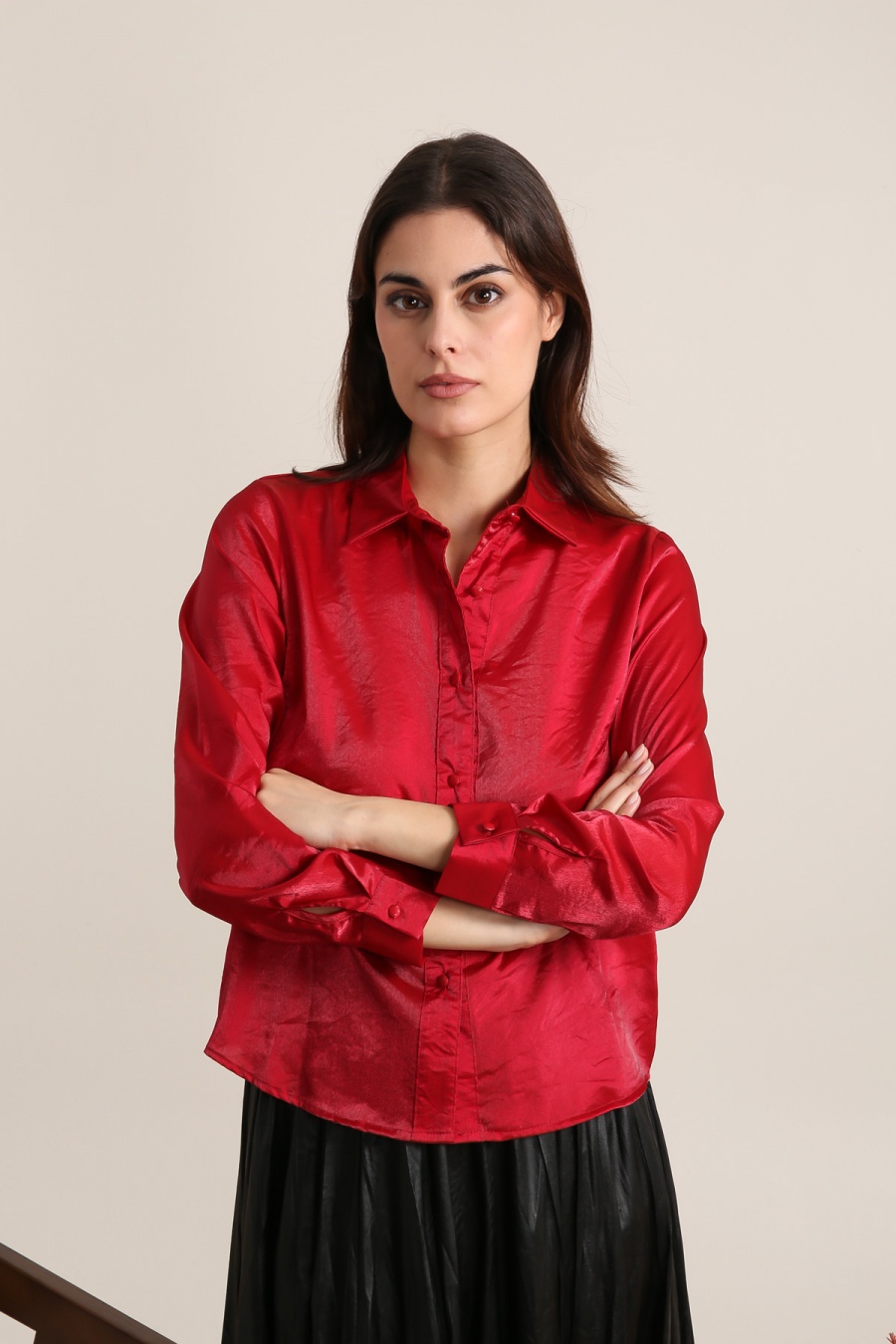 Chemises Femme Vert Daphnea 5279 #c Efashion Paris