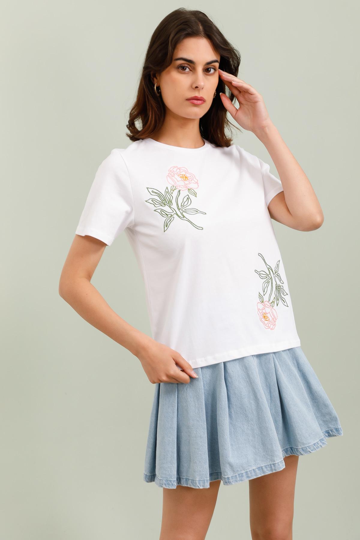 T-shirts Women White Daphnea 32015 #c Efashion Paris