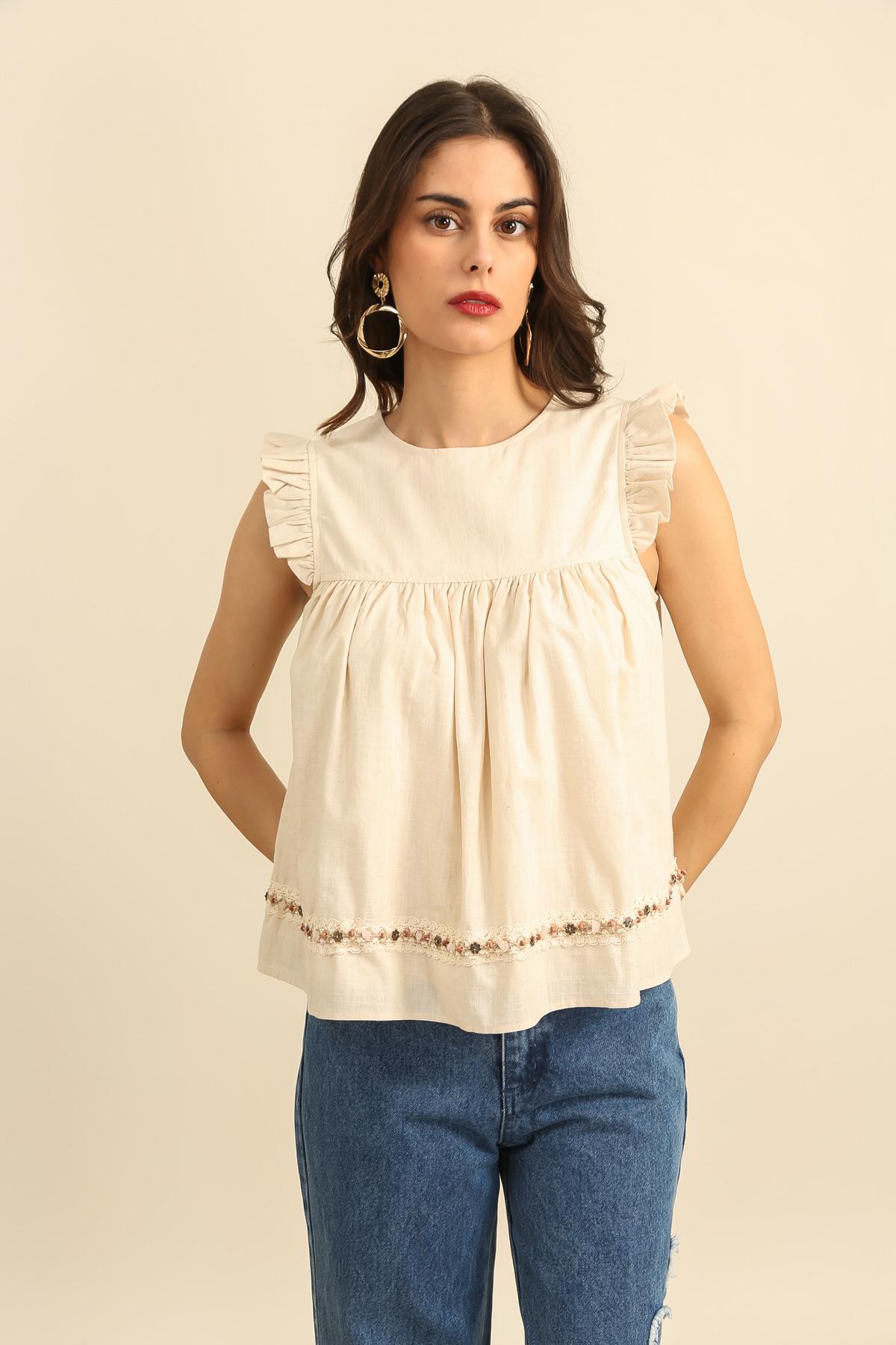 Tops Femme Camel Daphnea 32139 #c Efashion Paris