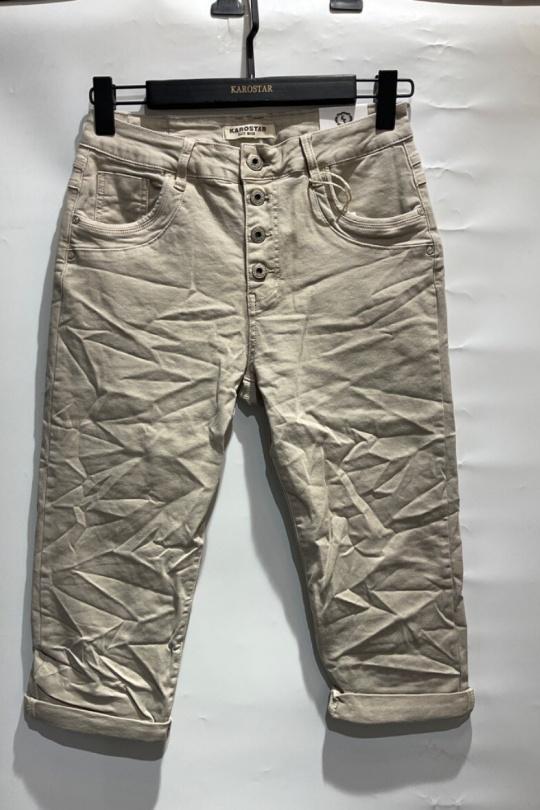 Pantacourts Femme Beige Novo Création KC3093 Efashion Paris