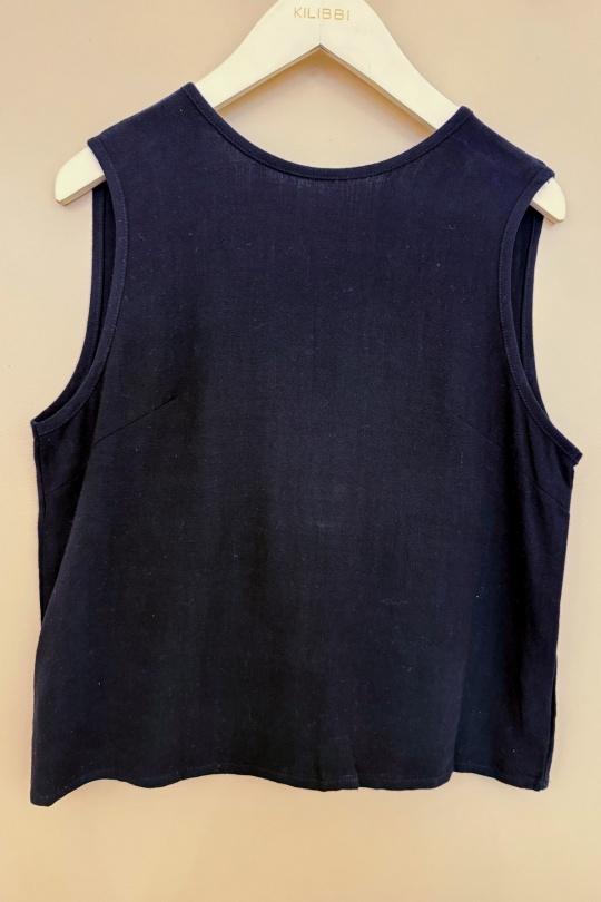 Tops Women Black ATELIER EVENE (ancien KILIBBI) 6355 Efashion Paris