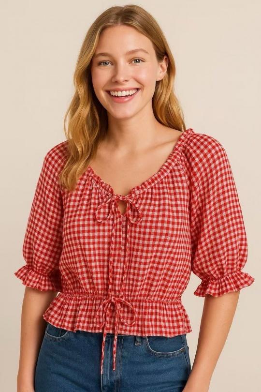 Tops Mujer Red ATELIER EVENE (ancien KILIBBI) 905# Efashion Paris