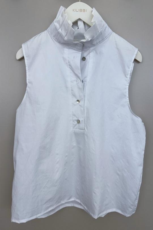 Tops Femme Blanc ATELIER EVENE (ancien KILIBBI) 920# Efashion Paris