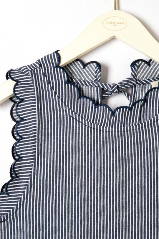 Robes courtes Femme Bleu electrique ATELIER EVENE R1642 Efashion Paris