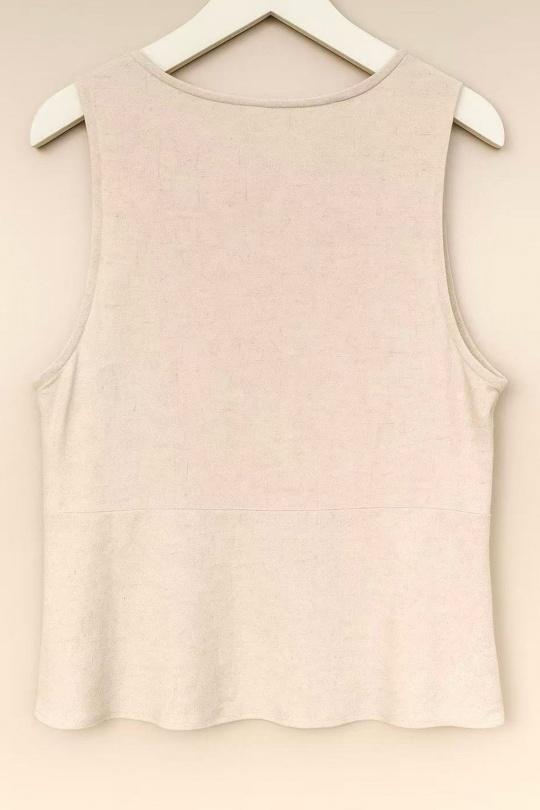 Tops Femme Beige ATELIER EVENE (ancien KILIBBI) 1108# Efashion Paris