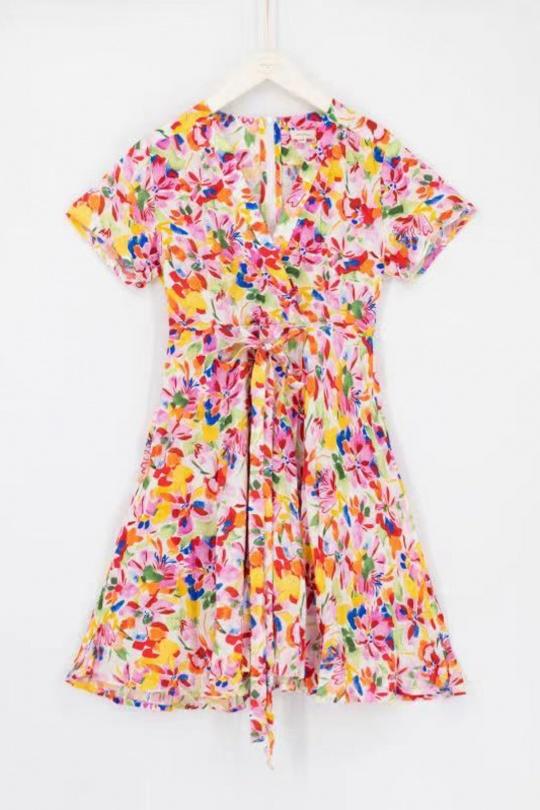 Robes courtes Femme Rose ATELIER EVENE R1156 Efashion Paris