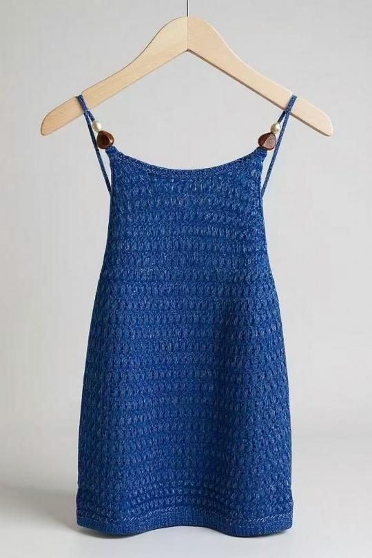 Vests Women Blue ATELIER EVENE 8515C Efashion Paris
