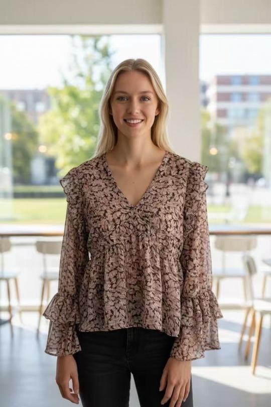 Blouses Women Beige ATELIER EVENE 1093# Efashion Paris