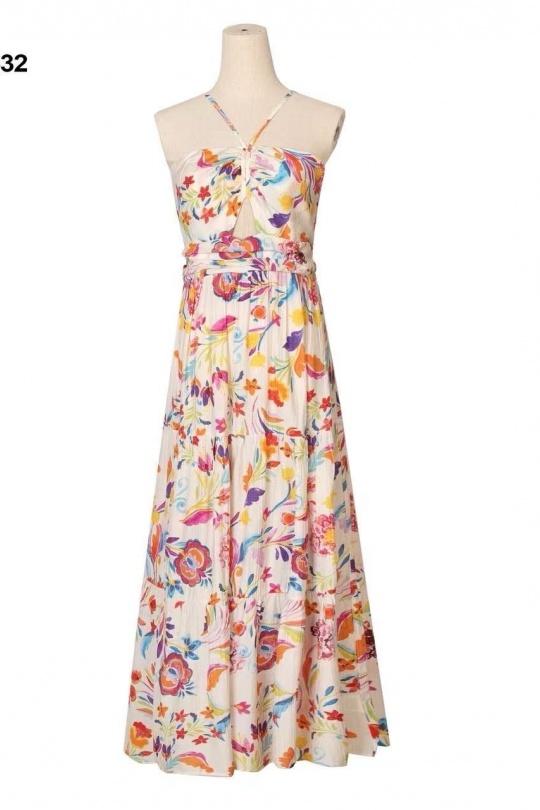 Vestidos largos Mujer Cream ATELIER EVENE R1632 Efashion Paris