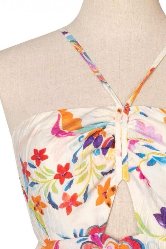 Vestidos largos Mujer Cream ATELIER EVENE R1632 Efashion Paris