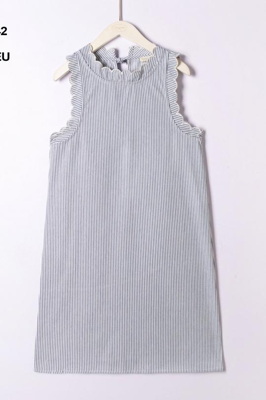 Robes courtes Femme Bleu electrique ATELIER EVENE R1642 Efashion Paris