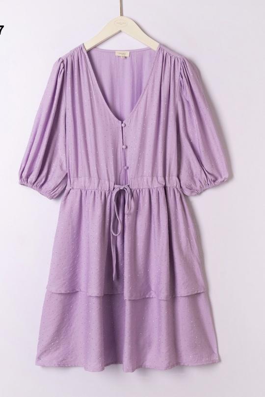 Robes courtes Femme Lilas ATELIER EVENE R1747 Efashion Paris