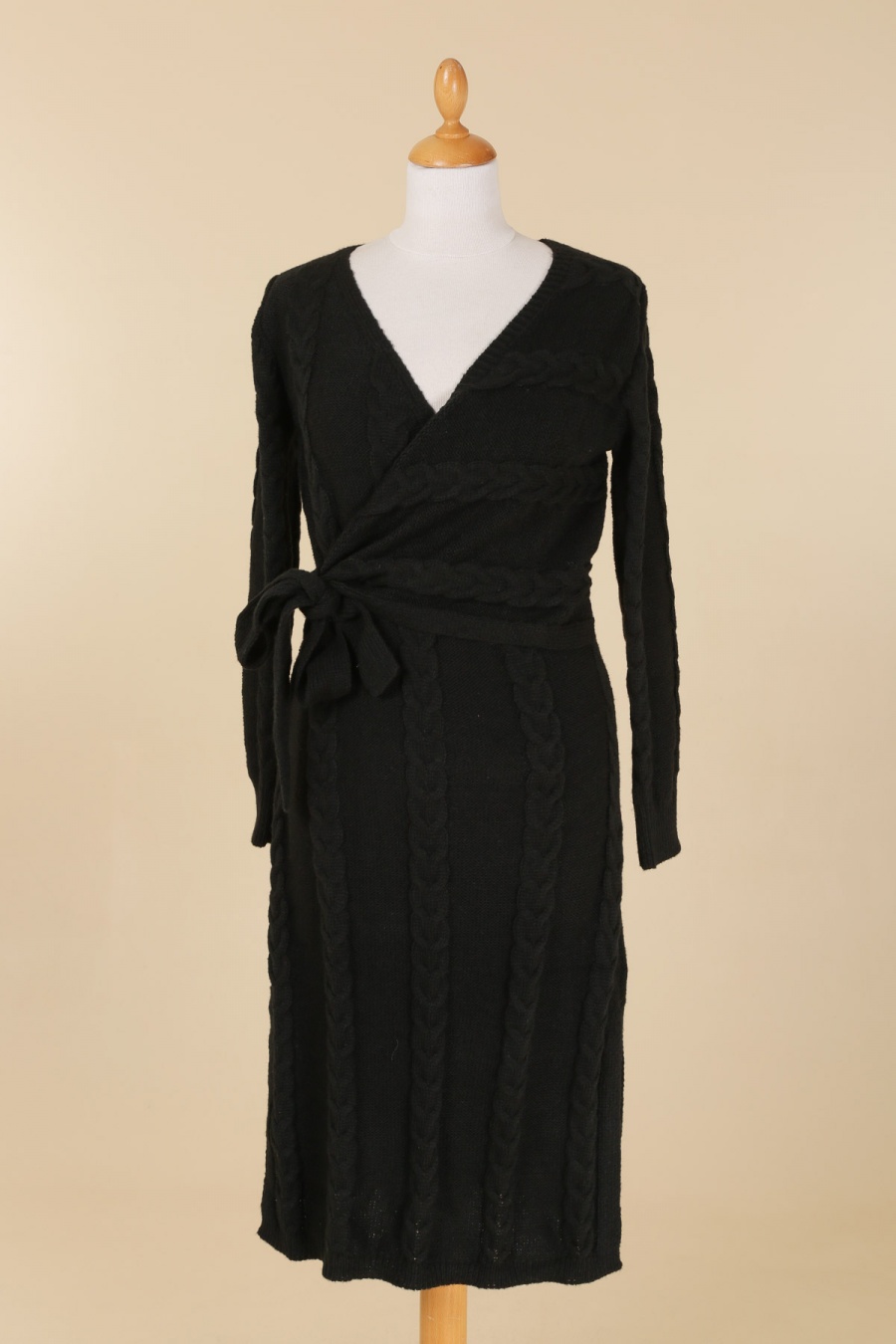 Robes mi-longues Femme Noir ATELIER EVENE (ancien KILIBBI) 5349 #c Efashion Paris