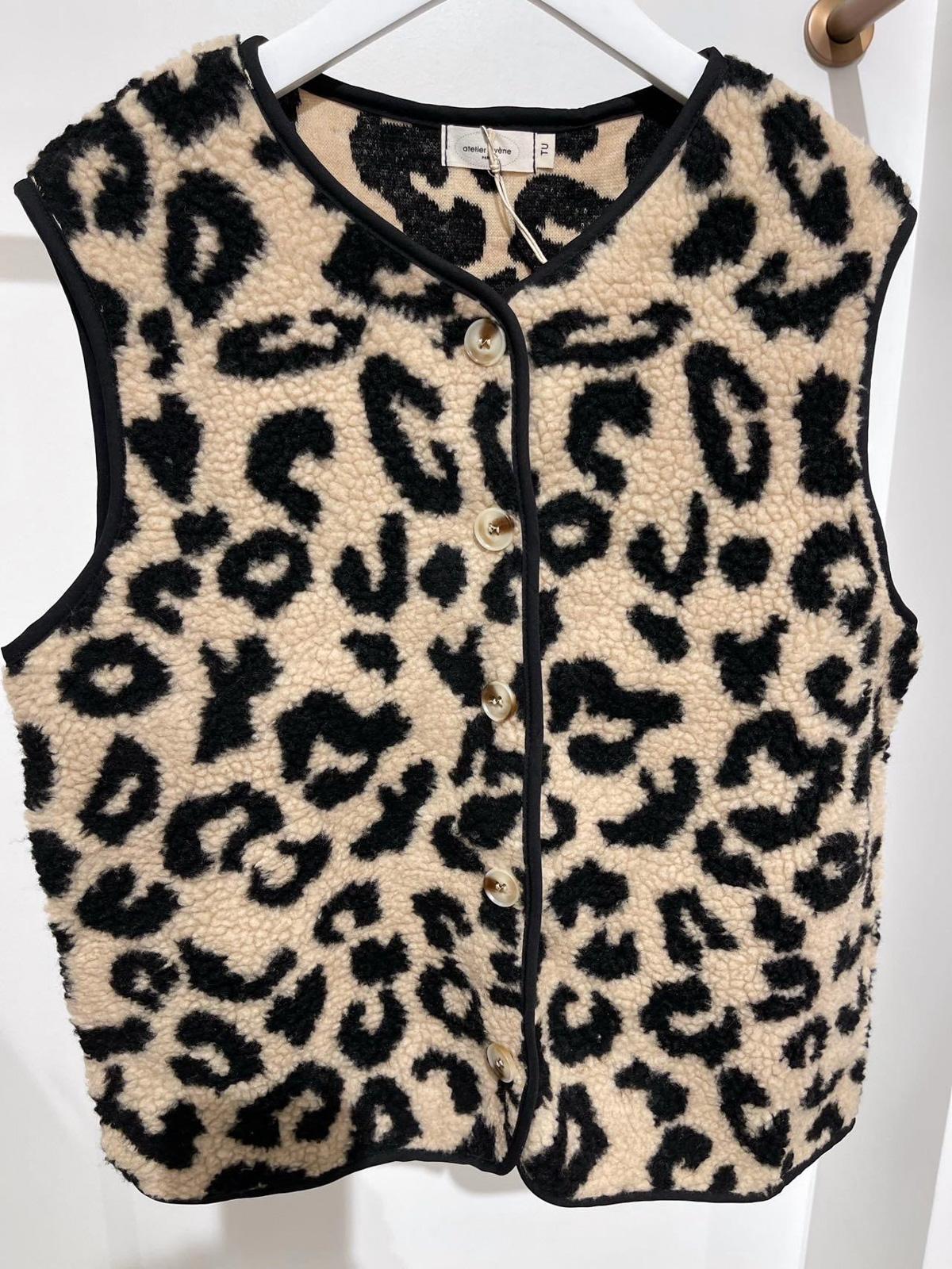Gilets Femme Leopard ATELIER EVENE (ancien KILIBBI) 6165 #c Efashion Paris