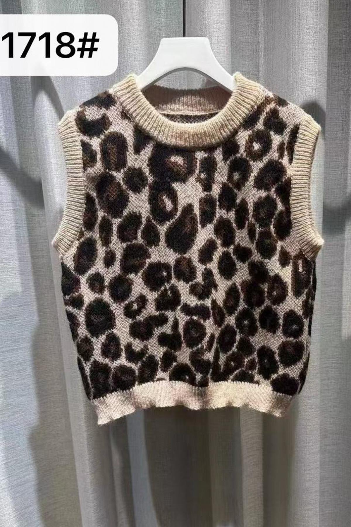 Pulls Femme Leopard ATELIER EVENE (ancien KILIBBI) 1718 #c Efashion Paris