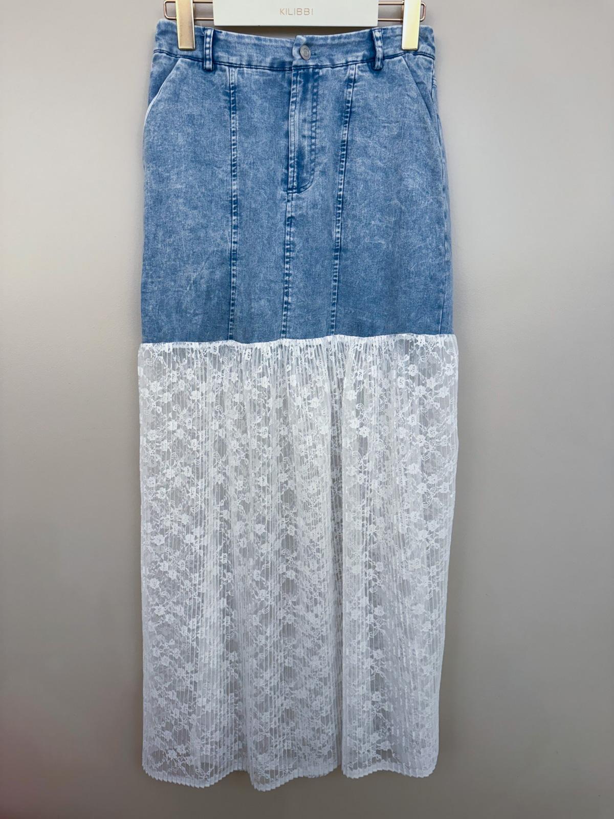 Skirts Women Blue ATELIER EVENE (ancien KILIBBI) J255C #c Efashion Paris