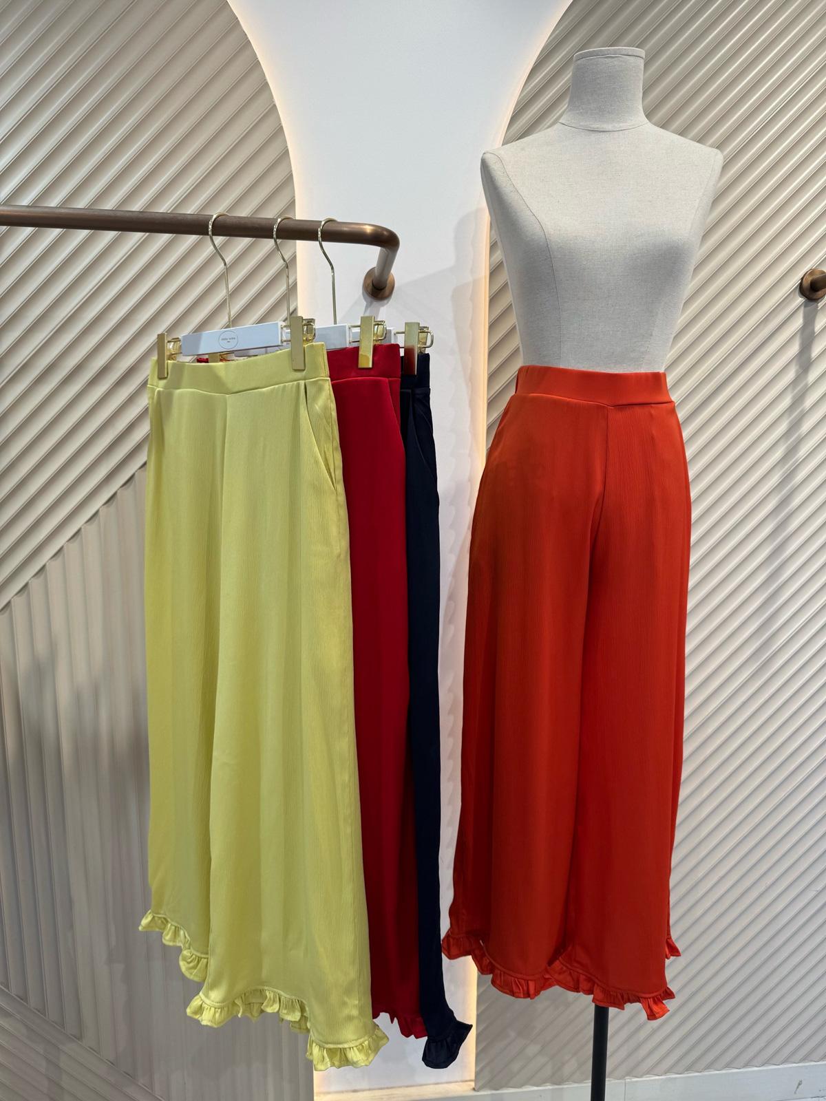 Pantalones Mujer Orange ATELIER EVENE (ancien KILIBBI) 902# #c Efashion Paris