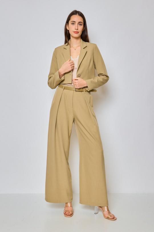 Vestes  Femme Blanc Lulumary V298 Efashion Paris