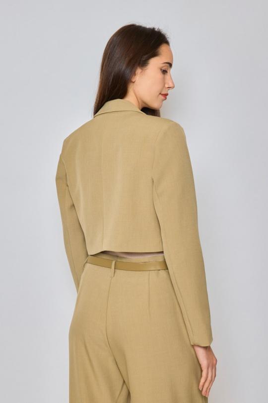 Vestes  Femme Blanc Lulumary V298 Efashion Paris