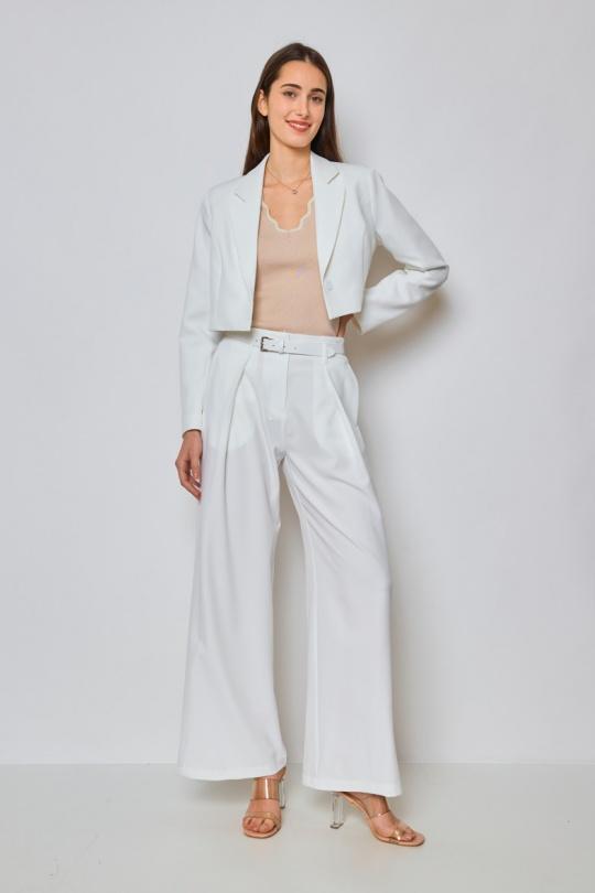 Pantaloni Donna White Lulumary P950 Efashion Paris