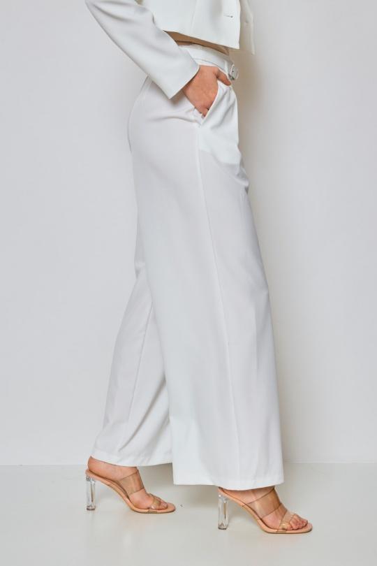 Pantalons Femme Blanc Lulumary P950 Efashion Paris