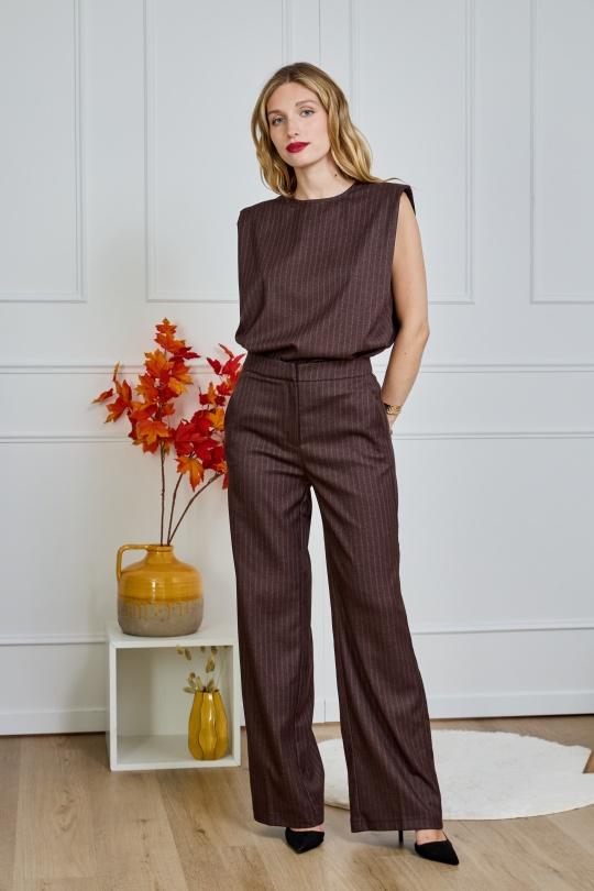 Tops Mujer Burgundy Lulumary H725 Efashion Paris