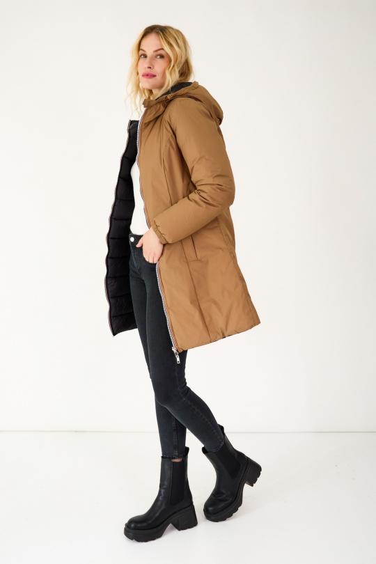 Doudounes Femme Taupe Escandelle 22357 Efashion Paris