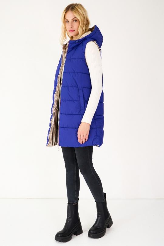 Doudounes Femme Bleu electrique Escandelle 22369 Efashion Paris