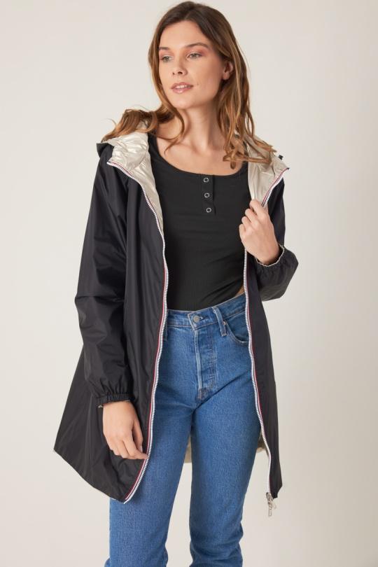 Parkas Femme Noir Escandelle 22250 Efashion Paris