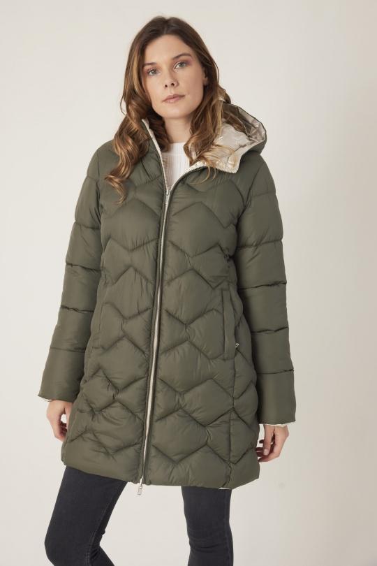 Doudounes Femme Kaki Escandelle 3153 Efashion Paris