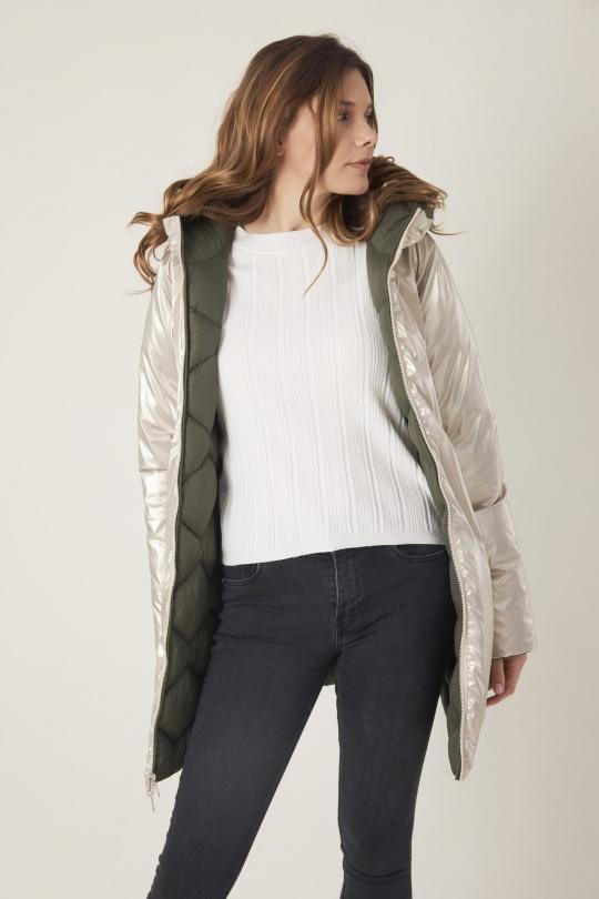 Doudounes Femme Kaki Escandelle 3153 Efashion Paris