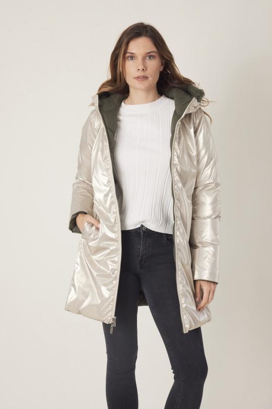 Doudounes Femme Kaki Escandelle 3153 Efashion Paris