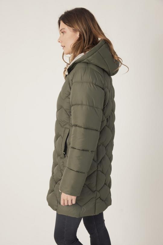 Doudounes Femme Kaki Escandelle 3153 Efashion Paris