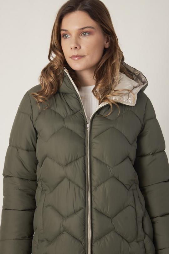 Doudounes Femme Kaki Escandelle 3153 Efashion Paris