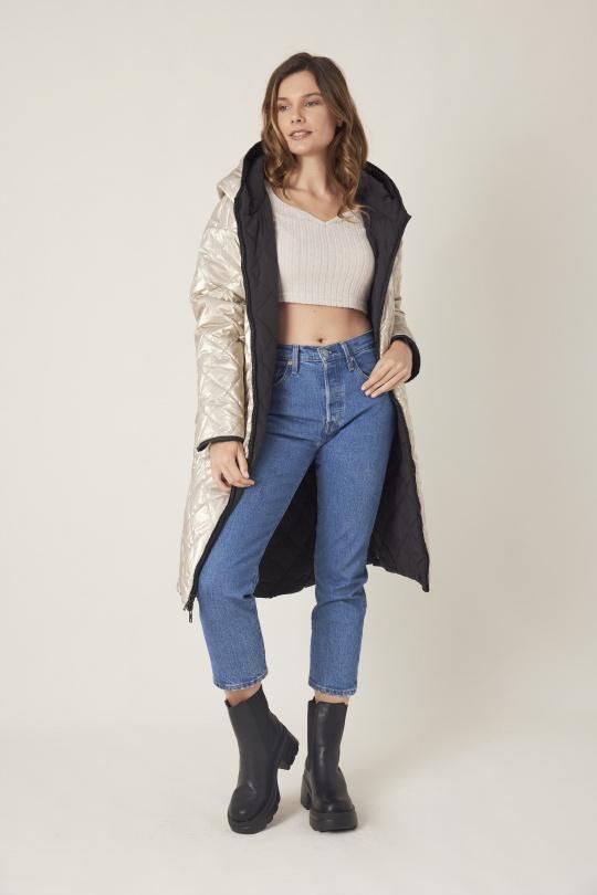 Doudounes Femme Noir Escandelle 3151 Efashion Paris