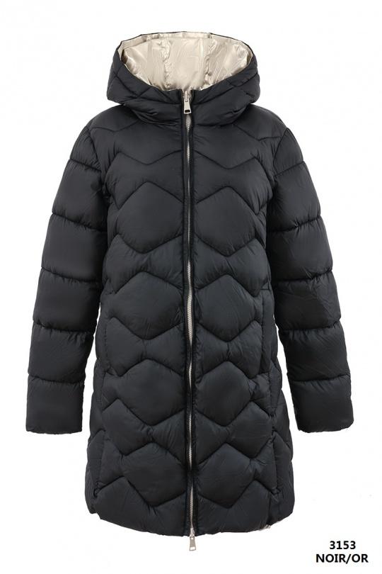 Doudounes Femme Noir Escandelle 3153 Efashion Paris