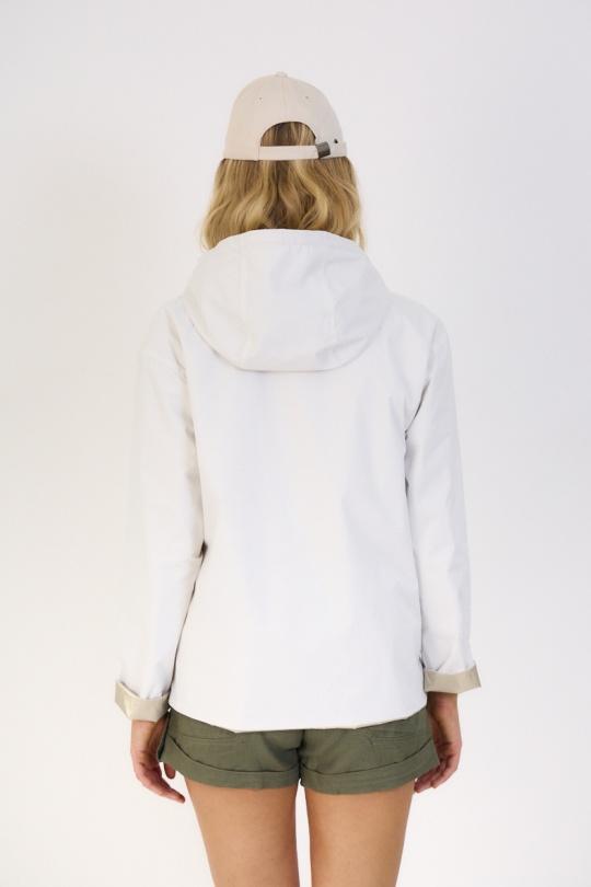 Parkas Femme blanc/doré Escandelle 4113 Efashion Paris