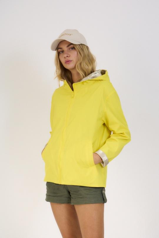 Parkas Femme blanc/doré Escandelle 4113 Efashion Paris