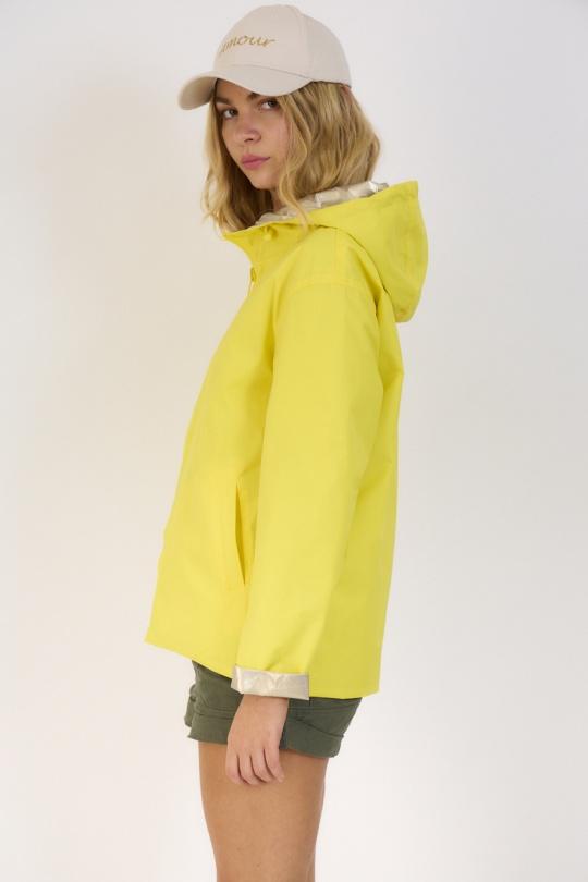 Parkas Femme blanc/doré Escandelle 4113 Efashion Paris