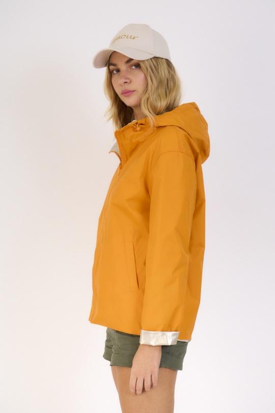 Parkas Femme blanc/doré Escandelle 4113 Efashion Paris