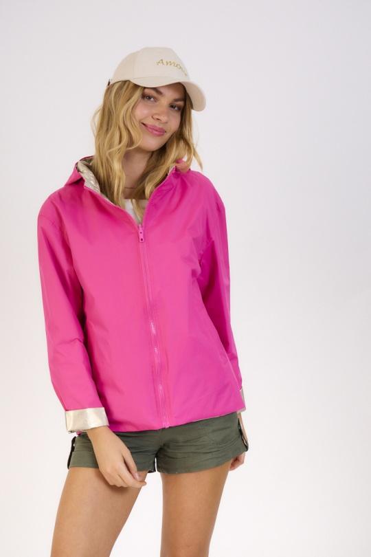 Parkas Femme blanc/doré Escandelle 4113 Efashion Paris