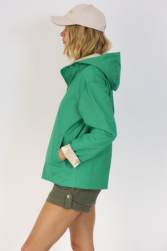 Parkas Femme blanc/doré Escandelle 4113 Efashion Paris