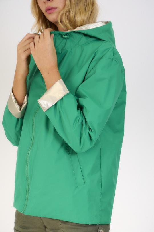 Parkas Femme blanc/doré Escandelle 4113 Efashion Paris