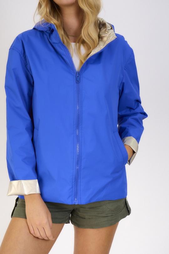 Parkas Femme blanc/doré Escandelle 4113 Efashion Paris