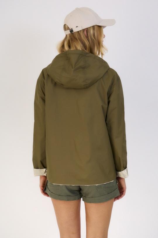 Parkas Femme blanc/doré Escandelle 4113 Efashion Paris